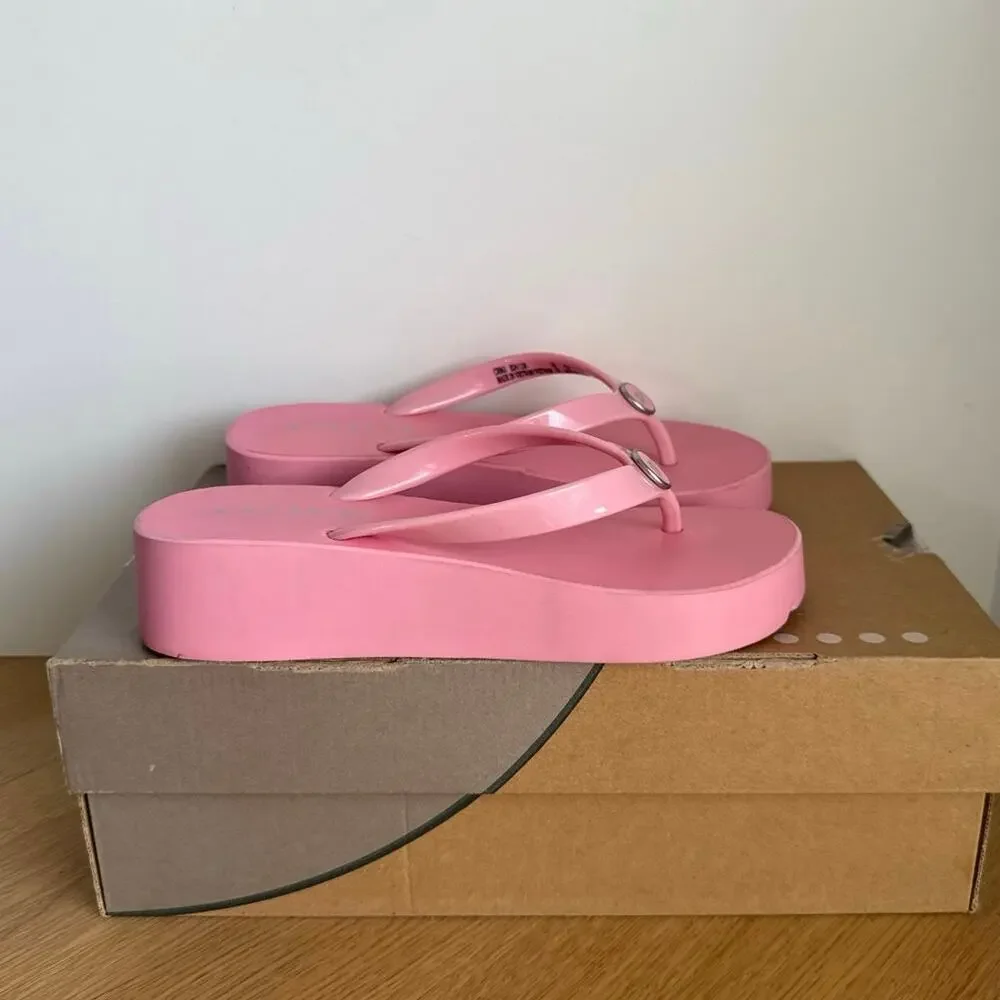 COACH Vianna ‘Flower Pink’ Women Wedge Sandals- SZ 7